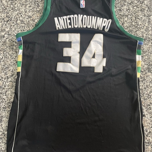 Nike Black NBA Logo Patch Athletic Jersey - Picture 2 of 6